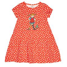 Kleid "Pippi & Herr Nilsson", Biobaumwolle, rot von Martinex