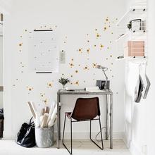 Konfetti Mini Dots Mix 130 Stk. Wandsticker Punkte 