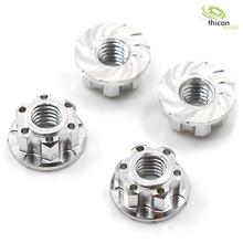 Scale Radmuttern Alu silber M4  von thicon
