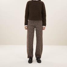 By-Bar Lew Cheetah Chocolate Pants Damen High Waist Hose braun von by-bar