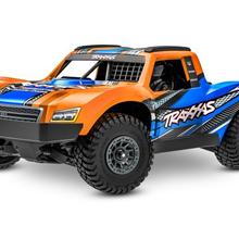 TRAXXAS MINI-Slash BL-2S 4x4 orange 1/16 Short Course RTR Brushless, HD-Teile, mit 2S Lipo/Lader von Traxxas