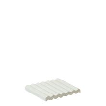 Wave Keramiktablett "Tile" klein in weiß und matt von OOHH von OOHH