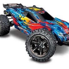 Traxxas Rustler 1:10 RTR 4WD VXL Truggy rot Brushless ohne Akku/Lader  von Traxxas