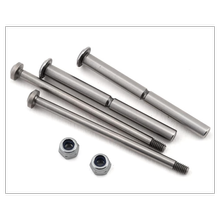 TLR Front Hinge Pin & King Pin Set, Polished: All 22 von Team Losi Racing