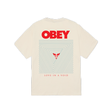Obey Love in a Void Print Herren T-Shirt cream ungebleicht von OBEY