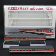 Fleischmann 7430 Dieseltriebwagen VT 614 083-4 orange Popfarbend  DB Spur N OVP von Fleischmann