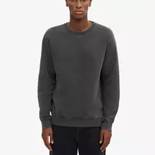 Colorful Standard Classic Organic Crew Sweatshirt Faded Black Herren schwarz grau von Colorful Standard