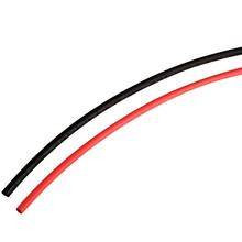 Schrumpfschlauch 4,0 mm je 25 cm rot/schwarz