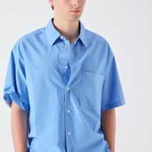 American Vintage See Vintage Bailow Kurzarmhemd Herren hellblau von American Vintage