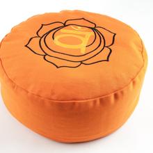 Meditationskissen Sakralchakra  Buchweizen 36 x 15 cm