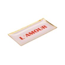 Glasteller L'AMOUR 10x21 cm von Gift Company