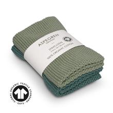 Abwaschtücher 2er Set "Solid" Mint von Aspegren Denmark von Aspegren Denmark