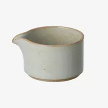 Milchkännchen Gloss Gray D85 x H55mm von Hasami Porcelain