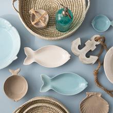 Teller Muschel Boathouse Farbe Sandstone 19.4x19.2cm von Gift Company