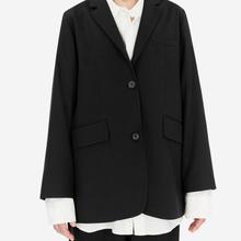 Elvine Odelia Blazer Black Dobby Structure Damen Jacke schwarz von ELVINE