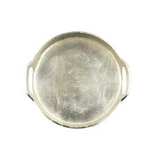 Tablett Silber Look, rund von Mars & More