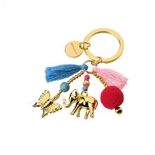 Schlüsselanhänger Charms Elefant & Schmetterling  von Gift Company