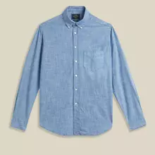 Portuguese Flannel Chambray Shirt Hemd Herren hellblau von Portuguese Flannel