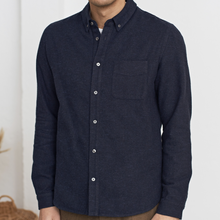 About Companions Eco Flannel Shirt Hemd Ken Herren blau von About Companions