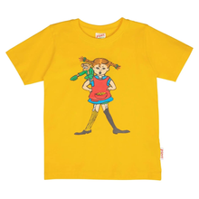 T-Shirt  "Pippi & Herr Nilsson", Biobaumwolle, gelb von Martinex