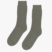 Colorful Standard Merino Woll-Mix Socken Dusty Olive Unisex oliv von Colorful Standard