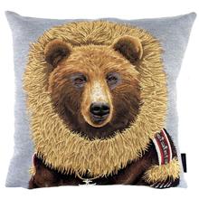 Kissen Bär mit Winterjacke 45x45 cm von Mars & More