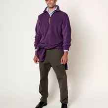 Homecore Atys Half-Zip Sweatshirt Grape Herren violett von Homecore
