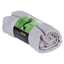 Yogatuch GRIP ² Yoga Towel mit Antirutschnoppen hellgrau von Bodhi