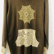 Hoodie Langarmshirt mit Kängurutasche und Mandala – Himalayaks – Exklusive Eigenmarke von Himalayaks