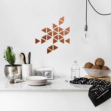 Dreiecke 40er Set a 5cm Wandtattoo Triangles 