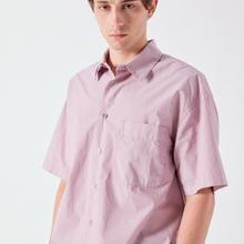 American Vintage Kurzarmhemd Shirt Hemd Herren helllila von American Vintage