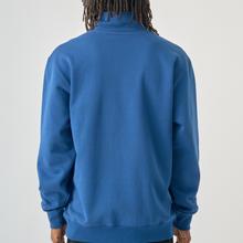 Cleptomanicx Ligull Classic Quarter Zip Estate Blue Pullover Herren blau  von Cleptomanicx