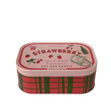 Paddywax Duftkerze Bistro Dose aus Sojawachs Strawberry von Paddywax