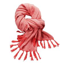 VACA VACA Baumwolltuch Rosé/Coral mit Fransen in Coral 1864 von VACA VACA