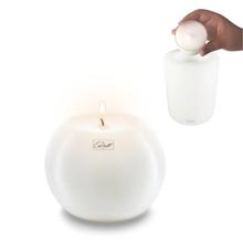 Dauerkerze Farluce "Moon" in weiß von Qult® von Qult