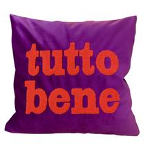 Pad Letters Kissenhülle 45x45cm TUTTO BENE, berry von Pad Concept