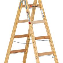 Holz-Sprossenstehleiter Nr. 10501 von Euroline