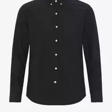 Colorful Standard Organic Button Down Shirt Deep Black Herren schwarz von Colorful Standard