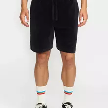 Revolution Black Velour Shorts Herren schwarz von Revolution