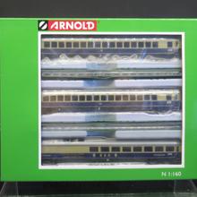 Arnold (Hornby) 4314 Personenwagen Rheingold DB blau/creme Buckelspeisewagen Ergänzungset 3-teilig Spur N OVP von Anold (Hornby)