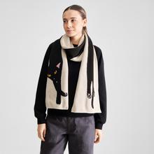 Dedecated Rossberga Long Cat Scarf Vanilla White Schal weiß von Dedicated
