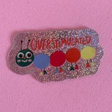 Sticker overstimulated von Slinga Illustration von Slinga Illustration