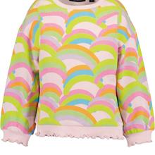 Sweatshirt "Regenbogen", Baumwolle, rosa von Blue Seven