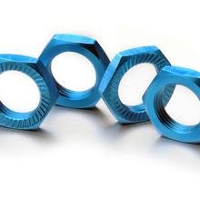 Radmutter selbstsichernd 17mm blau (4 St.) von Absima