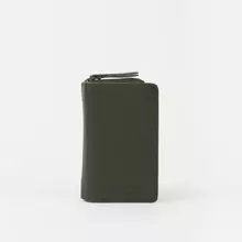 O MY BAG Jett Wallet Moss Soft Grain Leather Geldbörse grün von O My Bag
