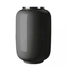 Vase Saigon dunkelgrau/silber (Gr. L) von Gift Company