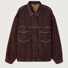 American Vintage Oshow Raisin Jeansjacke Unisex bordeaux von American Vintage