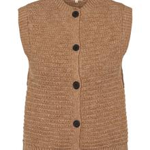 Esmé Saga Knit Vest Damen Pullunder Weste braun von Esmé