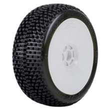 Jetko Dirt Slinger Soft verklebt auf Felge Revo weiß 1:8 (2) von JetKo
