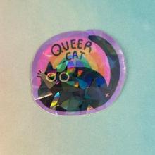 Sticker Queer Cat von Slinga Illustration von Slinga Illustration